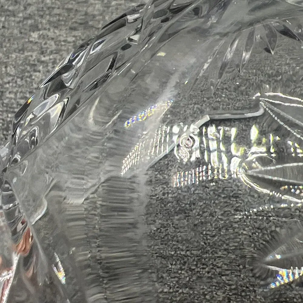 Rogaska Scalloped Edge 6” Round Fine Cut Crystal Bowl Richmond Pattern Elegant